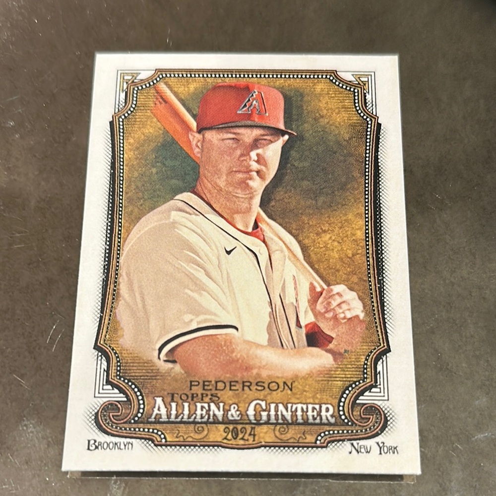 Topps Red and White Accents Baseball Card